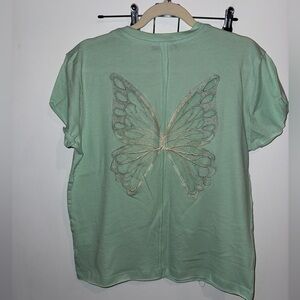 Tricia Fix Free People Women’s Butterfly Cotton Tee